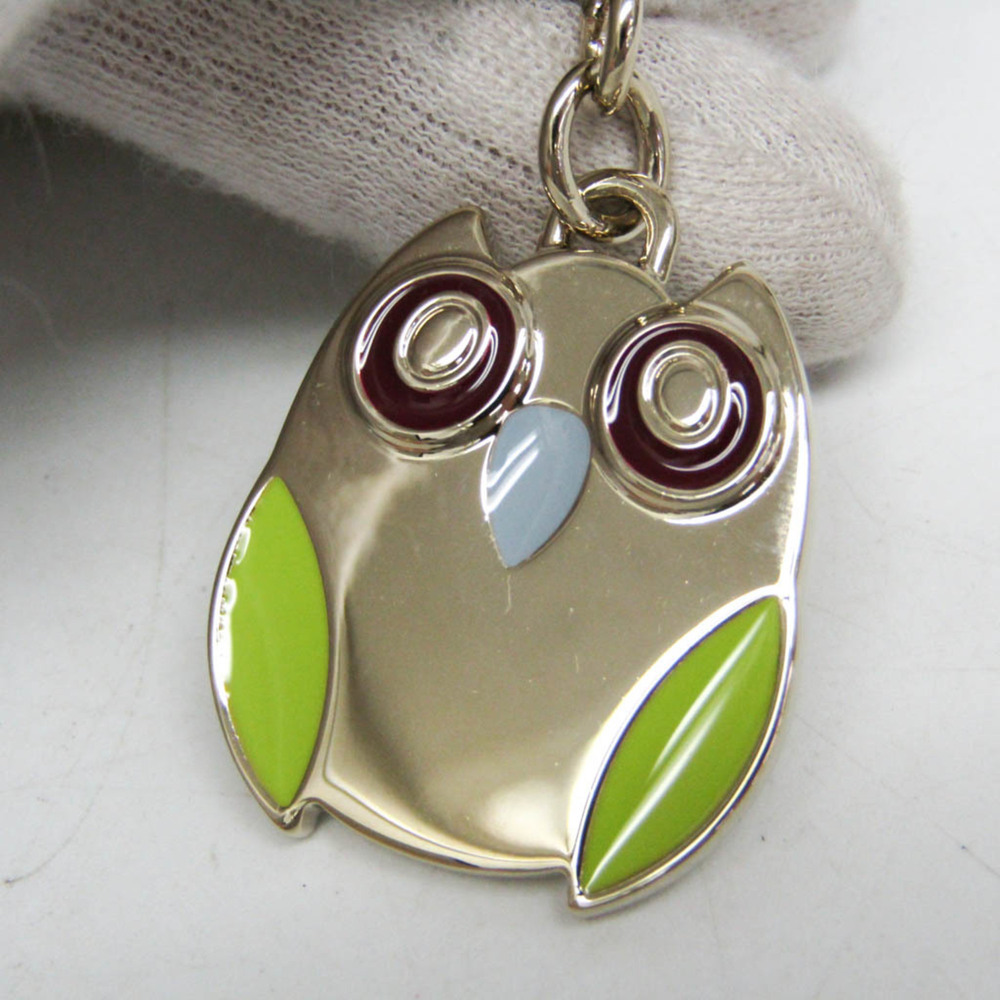 Gucci Metal Keyring Charm Silver,Light Green Owl charm - Picture 5 of 8